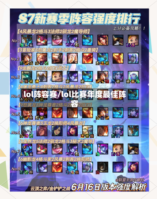 lol阵容赛/lol比赛年度最佳阵容