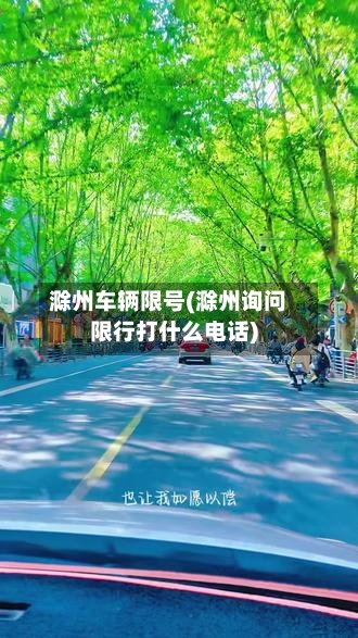 滁州车辆限号(滁州询问限行打什么电话)