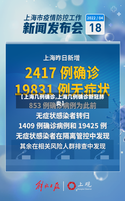 【上海几例确诊,上海几例确诊新冠肺炎】-第3张图片