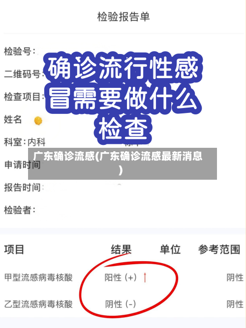 广东确诊流感(广东确诊流感最新消息)