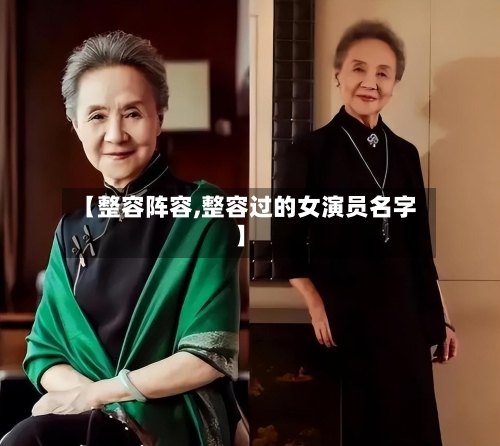 【整容阵容,整容过的女演员名字】-第3张图片