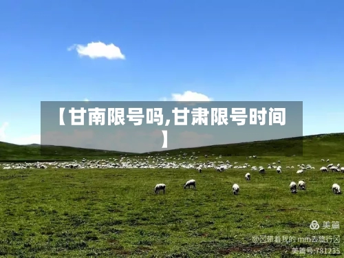 【甘南限号吗,甘肃限号时间】-第2张图片