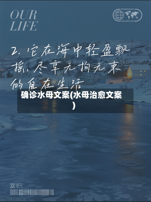 确诊水母文案(水母治愈文案)
